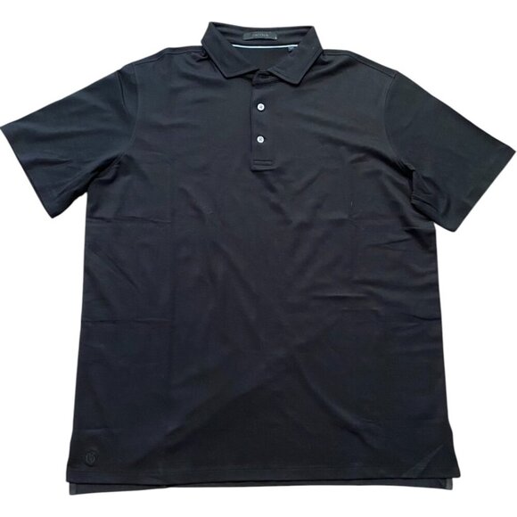 Like New, Greyson Black Polo Shirt Size L - Picture 1 of 5